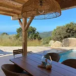 Beautiful Stone House With Sea View In Corsica 度假居 Sari-D'orcino