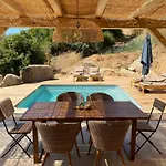 Beautiful Stone House With Sea View In Corsica Sari-D'orcino