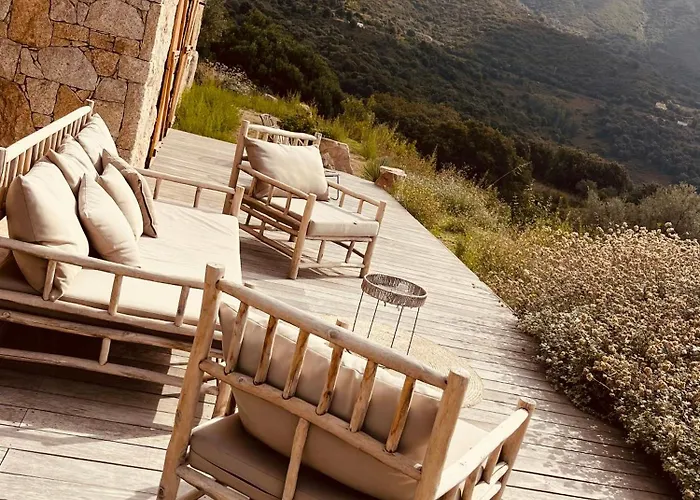 펜션 Beautiful Stone House With Sea View In Corsica *