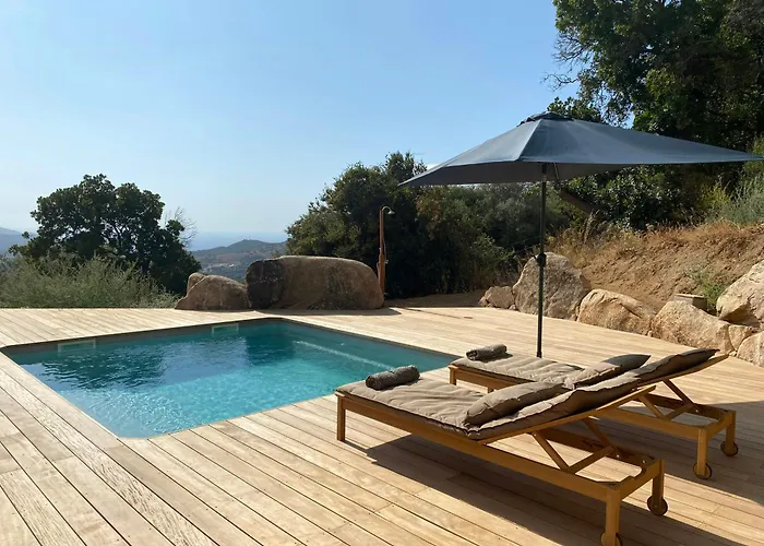 Beautiful Stone House With Sea View In Corsica