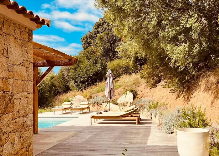 펜션 Beautiful Stone House With Sea View In Corsica