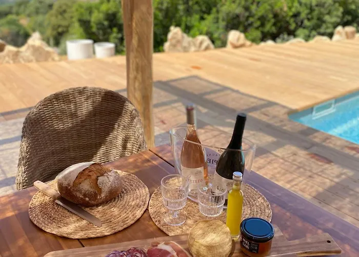 Beautiful Stone House With Sea View In Corsica * Sari-D'orcino